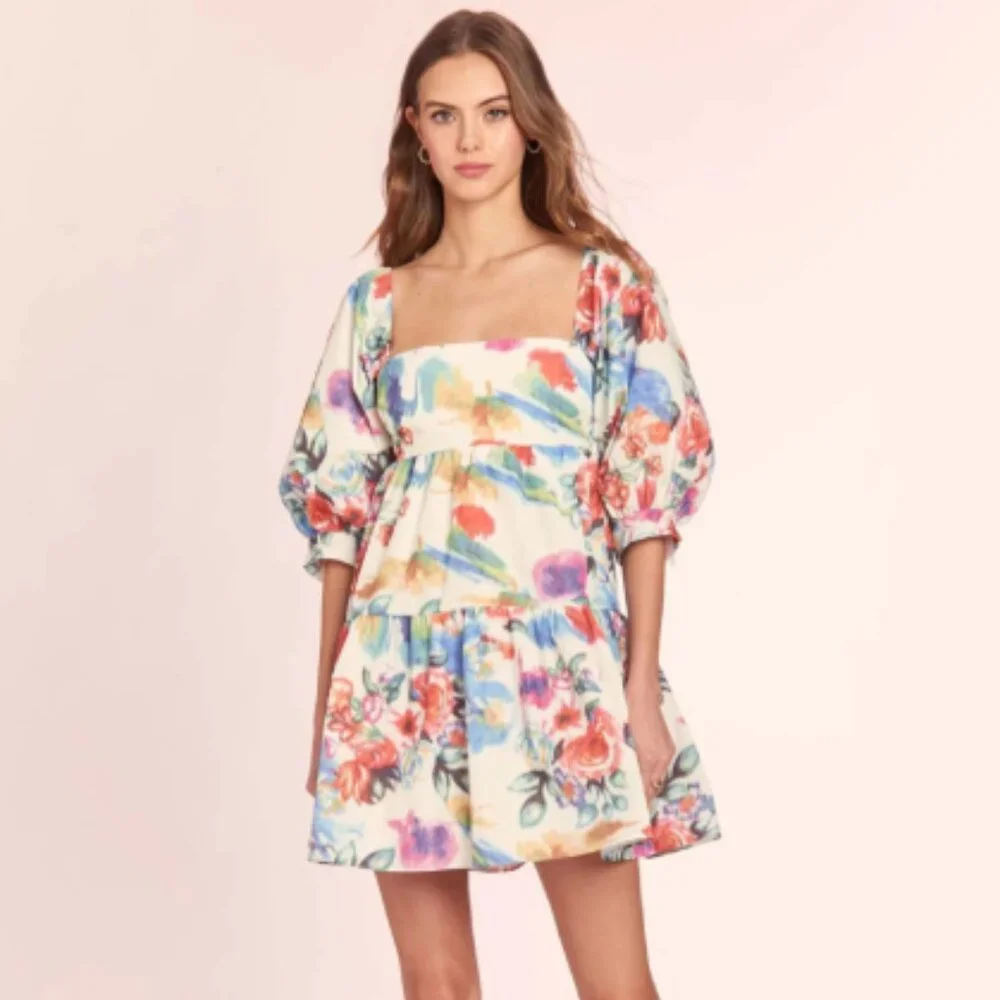 Amanda Uprichard Theodora Mini Dress - Picture 1 of 14